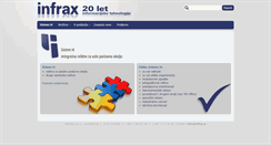 Desktop Screenshot of infrax.si
